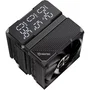 Hiditec DC40 PRO Disipador de CPU con Pantalla Digital RGB y 2 Ventiladores 120mm